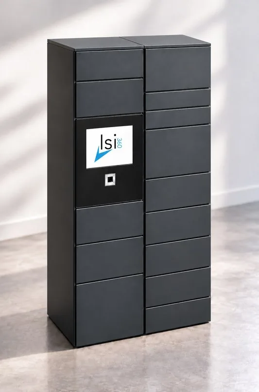 Module principal ISILOCKER avec écran tactile et lecteur de QR code